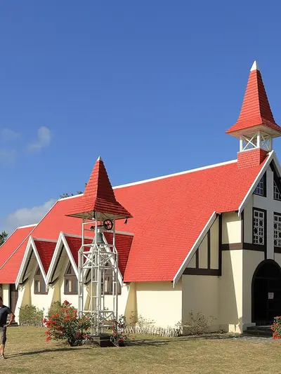 The red-roofed church at Cap Malheureux